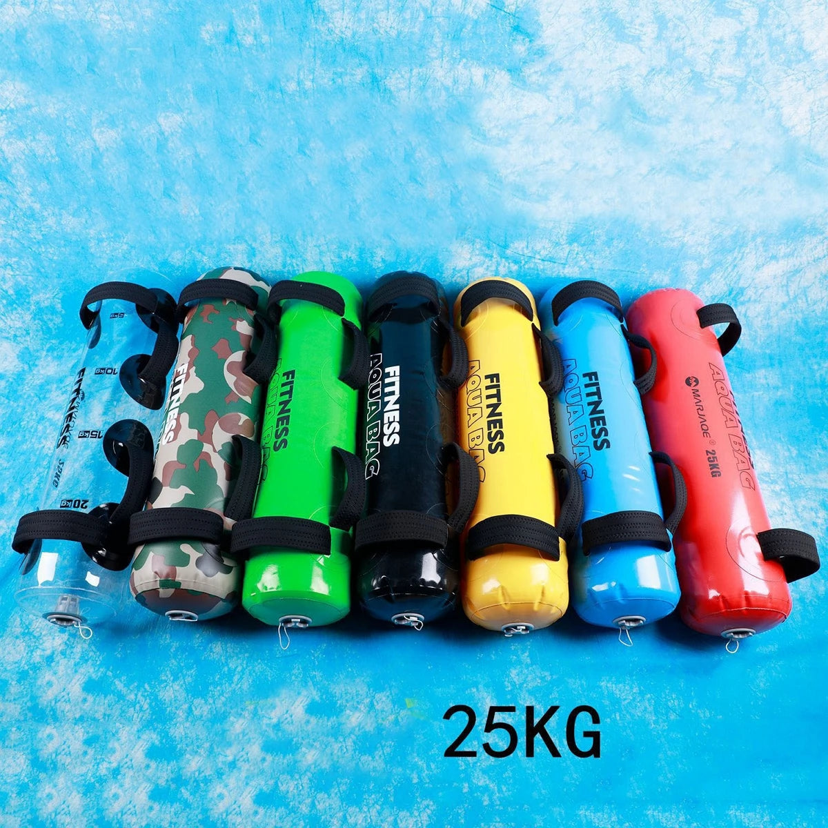 Water Power Bag for Weightlifting, Gym Fitness Bags, Muscle Training, Aqua Bags, Weightlifting Body Building, Sandbag, 25kg