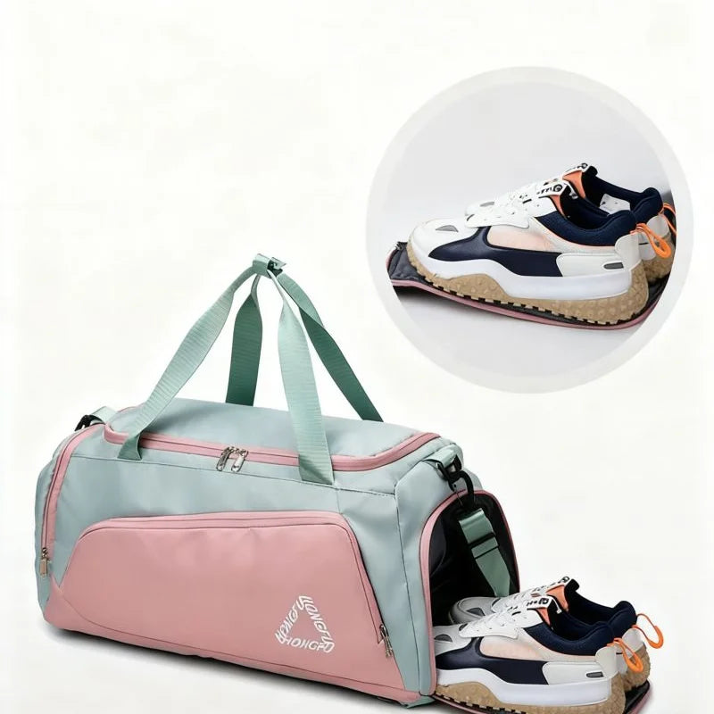 Travel Gym Bags Dry Wet Separation Shoulder Bag Yoga Fitness  Backpack Men Women Waterproof With Shoe Compartment Sports Handbag